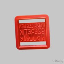 Hadd legyen, szeretik a pulyák süti kiszúró 8x8