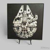 Star Wars Millennium Falcon Hueforge