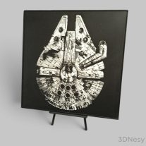 Star Wars Millennium Falcon Hueforge