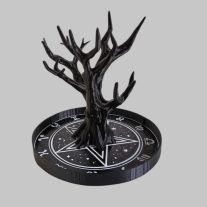 Zodiákus Jegyekkel Körbevett Pentagramm Ékszertartó