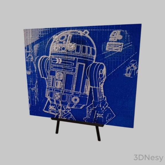 Star Wars R2D2 Hueforge