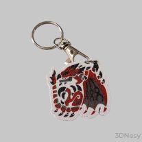 Monster Hunter kulcstartó