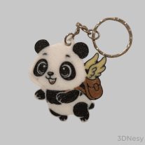Cuki - Panda kulcstartó