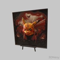Pokemon Horror Pikachu Hueforge
