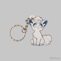 Pokemon - Alolan Vulpix kulcstartó