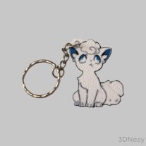Pokemon - Alolan Vulpix kulcstartó