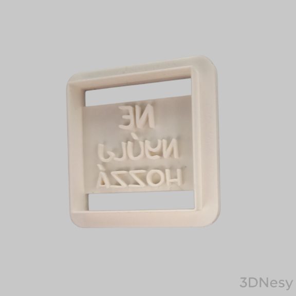 Ne nyúlj hozzá süti kiszúró 6x6