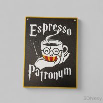Harry Potter - Espresso Patronum humoros tábla