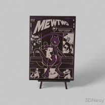 Pokemon Mewtwo Hueforge