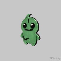 Oogie Boogie hűtőmágnes