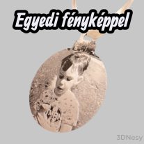Egyedi Hueforge karácsonyfadísz 