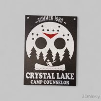 Crystal Lake humoros tábla