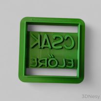 Csak előre süti kiszúró