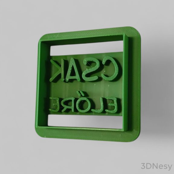 Csak előre süti kiszúró