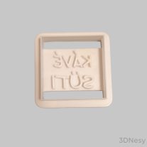 Kávé süti - süti kiszúró 6x6