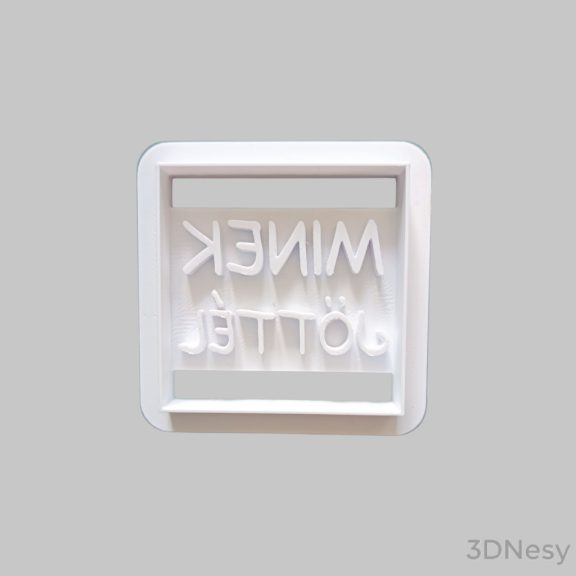 Minek jöttél? süti kiszúró 6x6