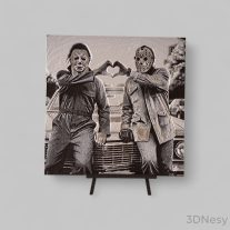 Michael Myers és Jason Voorhees Hueforge