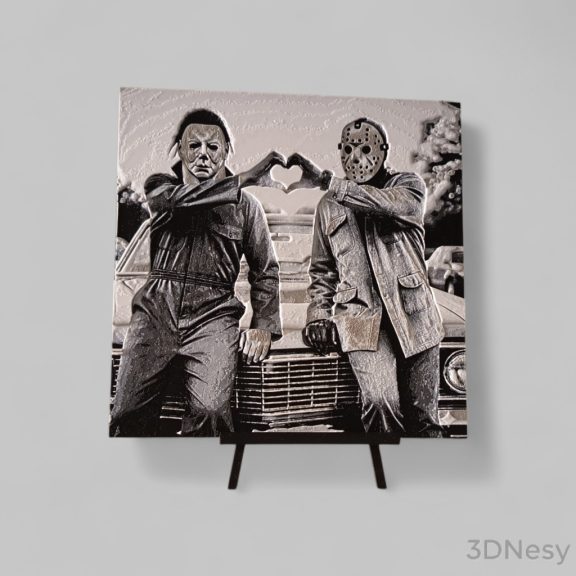 Michael Myers és Jason Voorhees Hueforge