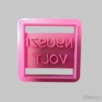 Nyuszi volt süti kiszúró 6x6