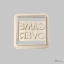 Game Over süti kiszúró 6x6