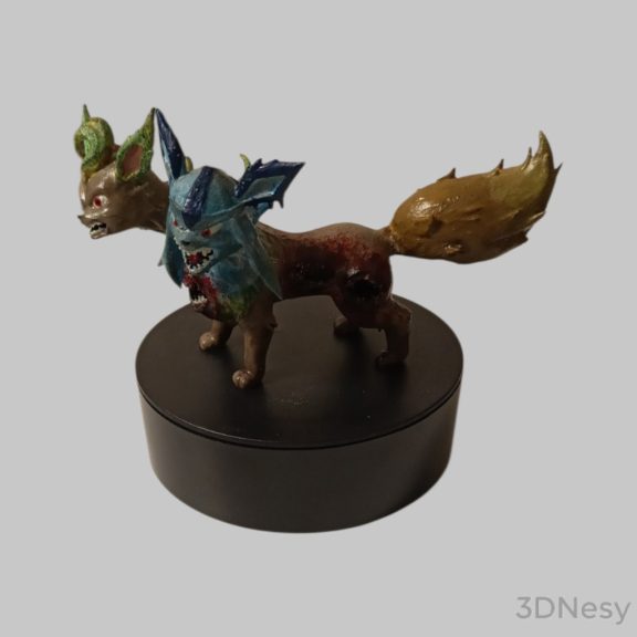 #27 Pokemon - Eevee Evolution Glaceon & Leafeon