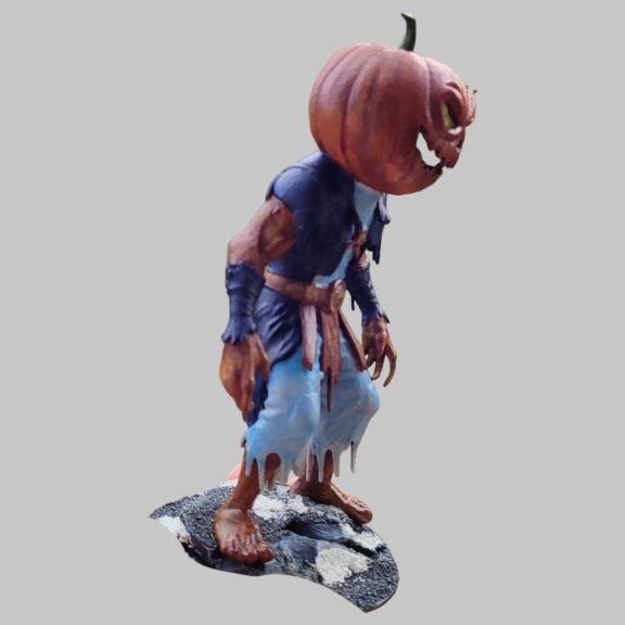 Horror Halloween Pumpkin Head