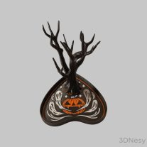 Halloween Tök Planchette Ékszertartó