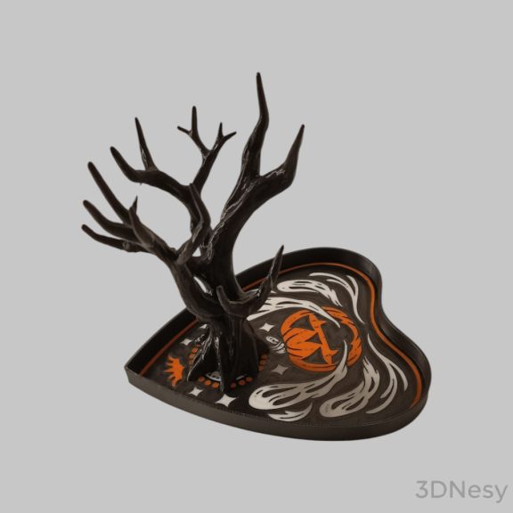 Halloween Tök Planchette Ékszertartó