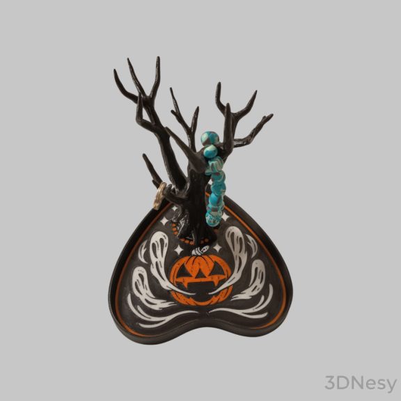 Halloween Tök Planchette Ékszertartó