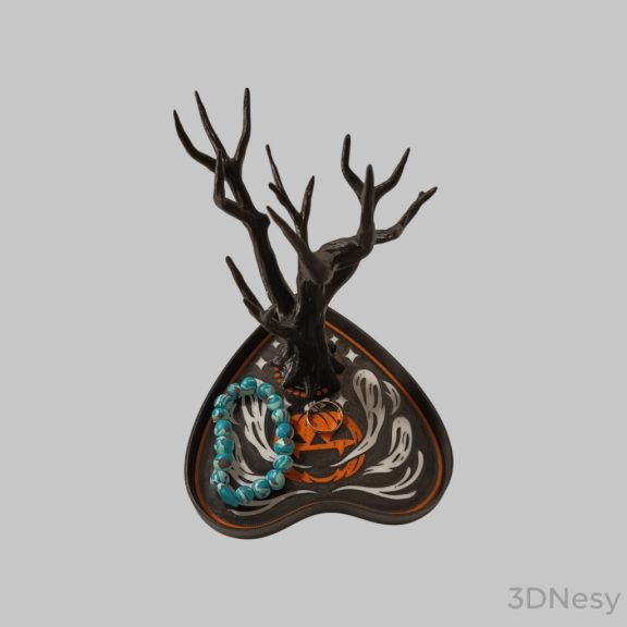 Halloween Tök Planchette Ékszertartó