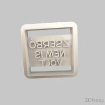 Zserbó nem is volt süti kiszúró 6x6