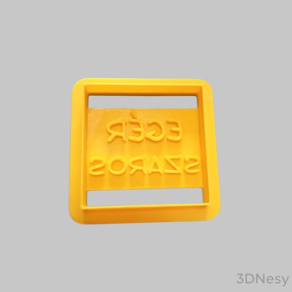 Egér szaros süti kiszúró 6x6