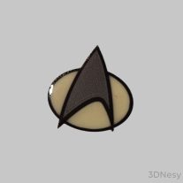 Star Trek jelvény 