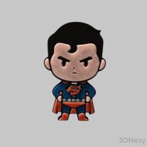 Superman hűtőmágnes