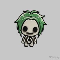 Beetlejuice hűtőmágnes