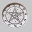 Pentagrammot Körülvevő Zodiákus Jegyek Tálca