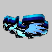 Mega Charizard - Pokemon lámpa