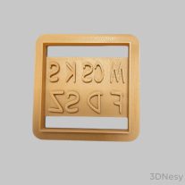 M CS K S F D SZ süti kiszúró 6x6