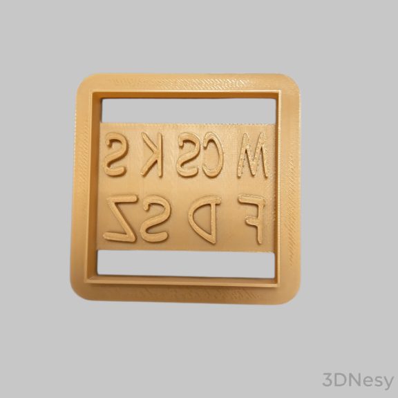 M CS K S F D SZ süti kiszúró 6x6