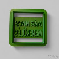 Már nincs menekülés süti kiszúró 7x7