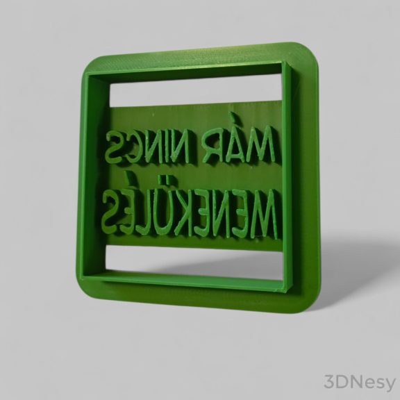 Már nincs menekülés süti kiszúró 7x7