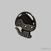 Xenomorph hűtőmágnes