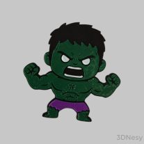 Hulk hűtőmágnes