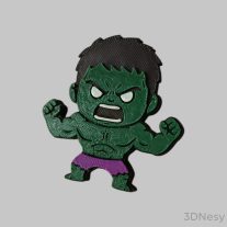 Hulk hűtőmágnes