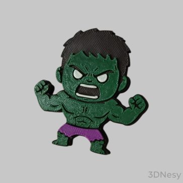 Hulk hűtőmágnes