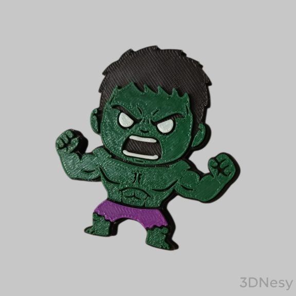 Hulk hűtőmágnes