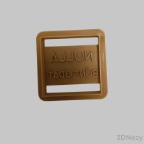 Nulla bűntudat süti kiszúró 6x6