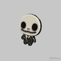 Jack Skellington hűtőmágnes