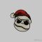 Jack Skellington Mikulás hűtőmágnes