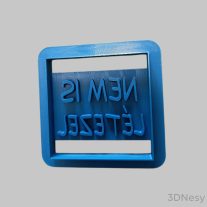 Nem is létezel süti kiszúró 7x7